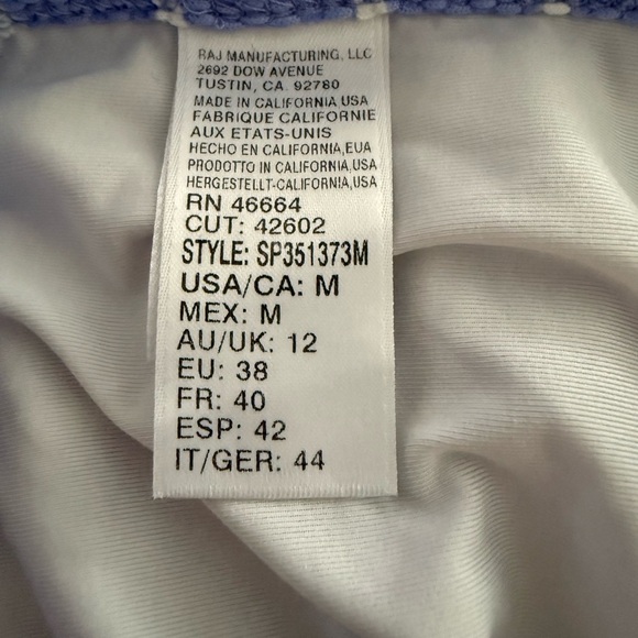 Nautica Blue and White Striped Bikini - Picture 6 of 8